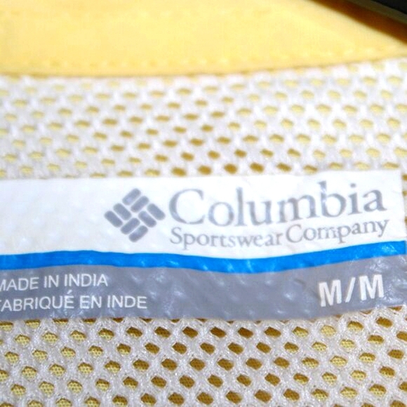 Columbia PFG Vented Fishing Shirt – Short Sleeve – Size M – Yellow - Picture 6 of 8